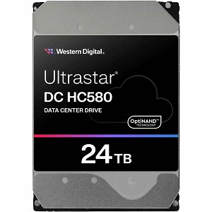 WD Ultrastar DC HC580 WUH722424AL5201 24TB 7200RPM 512MB SAS 12Gb/s 3.5